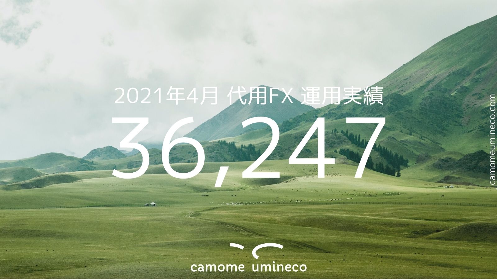 【auカブコム】2021年4月 代用FX 運用実績 36,247円