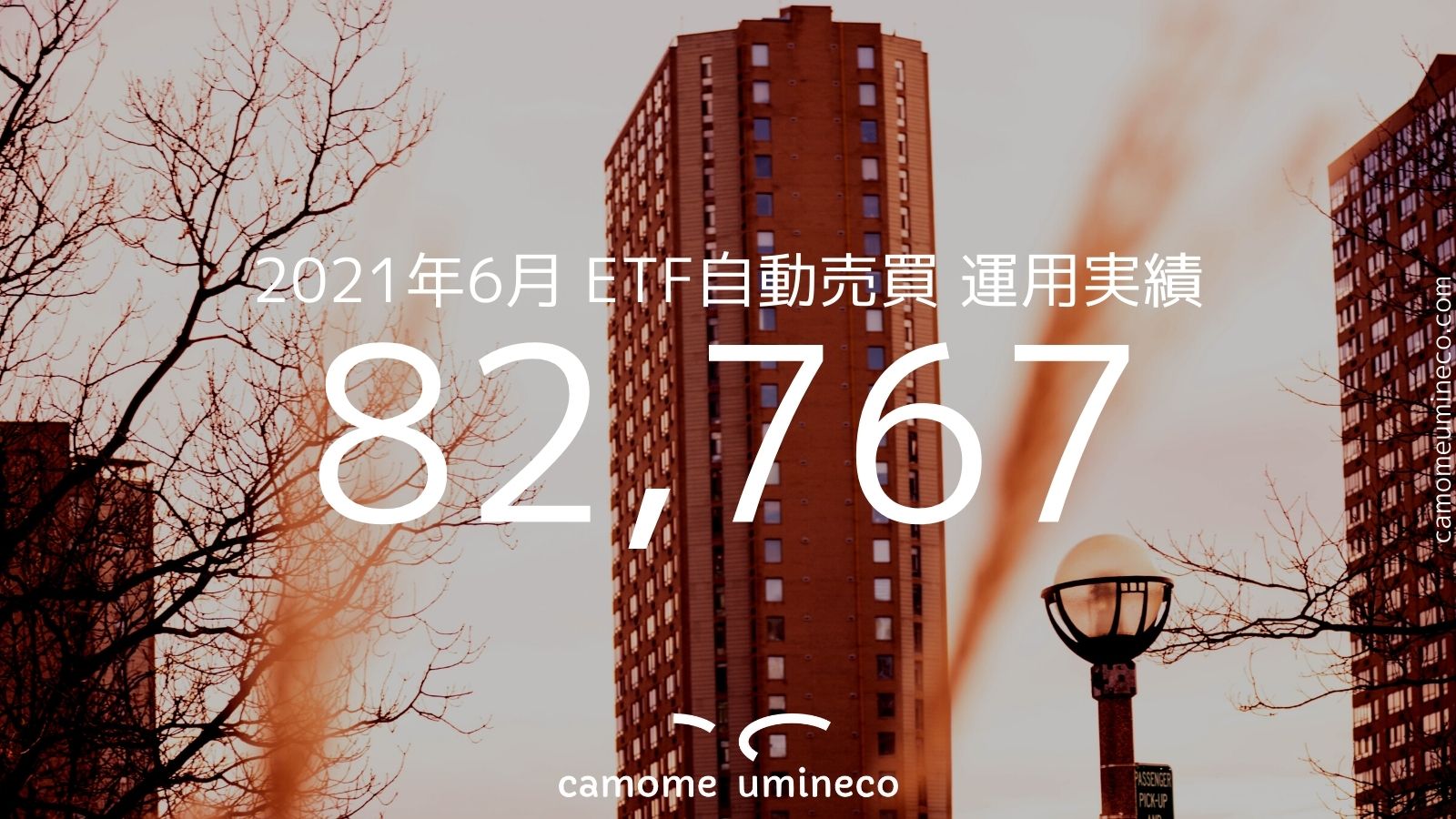 【トライオートETF】2021年6月 運用実績 82,767円