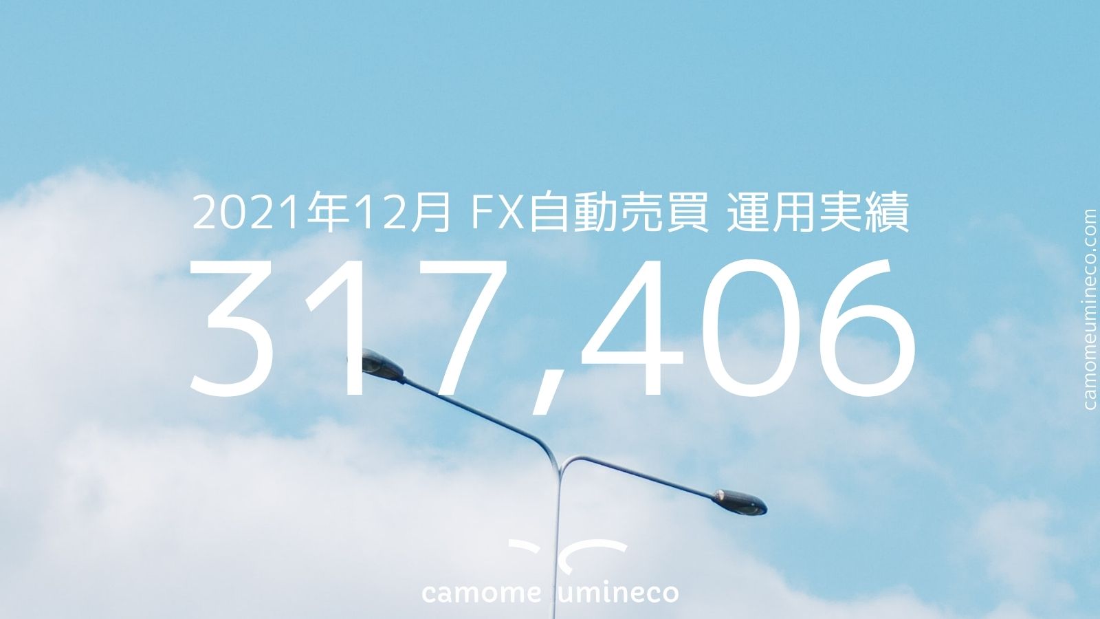 【トライオートFX】2021年12月 運用実績 317,406円