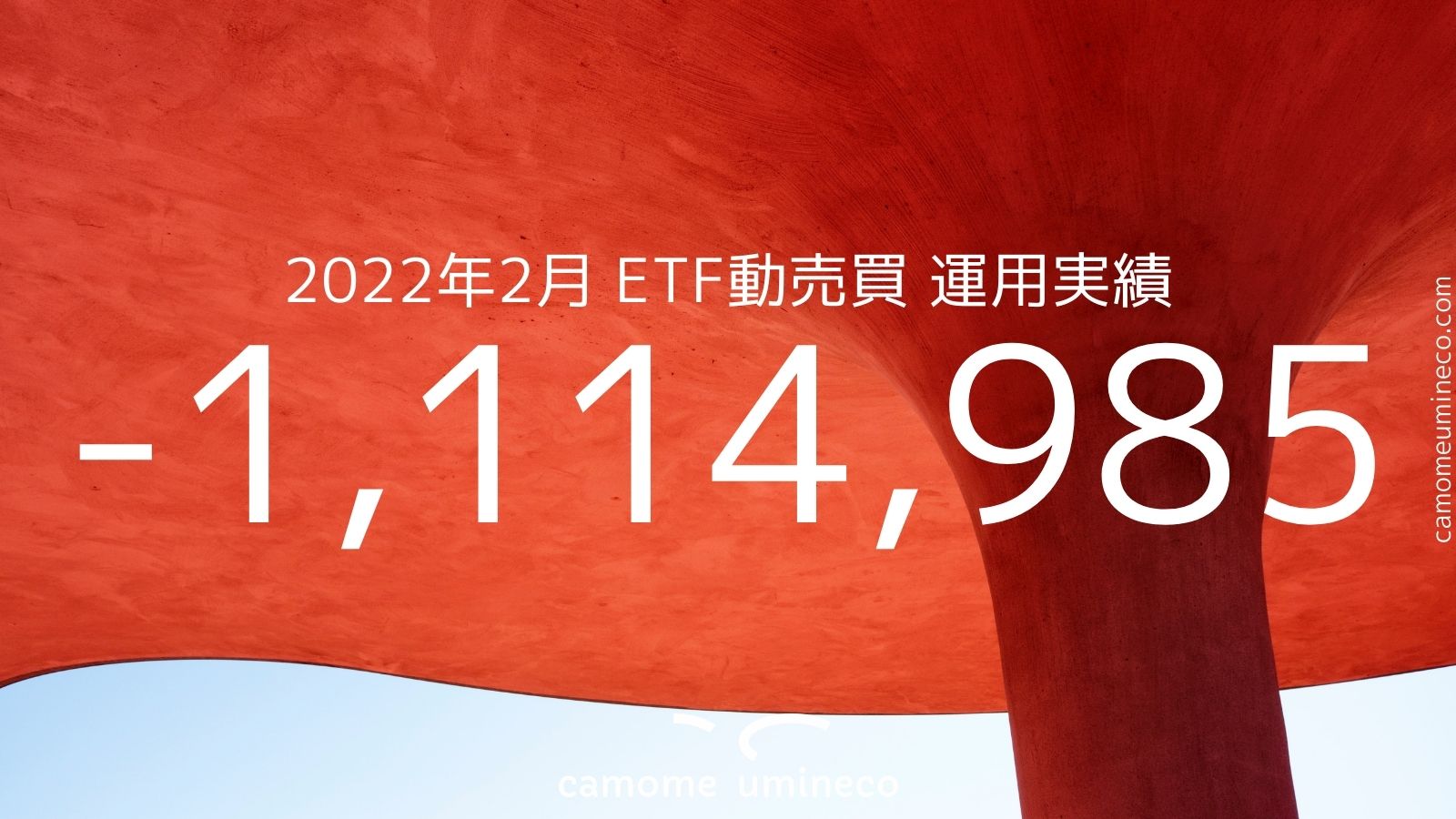 【トライオートETF】2022年2月 運用実績 -1,114,985円